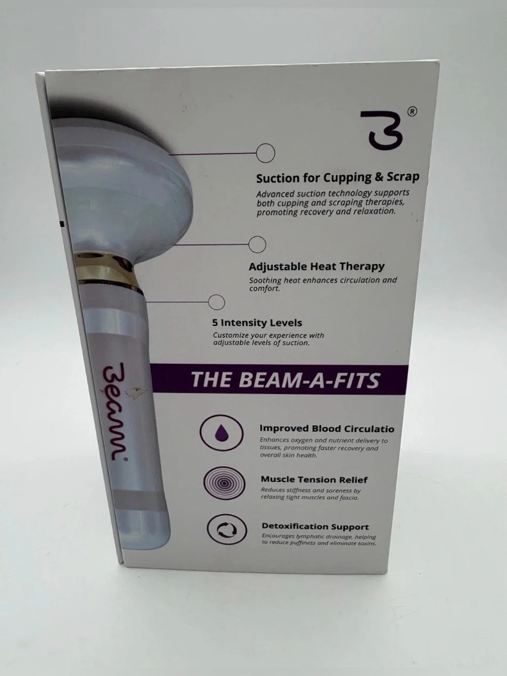 Cupper White & Gold Electronic Cupping Device